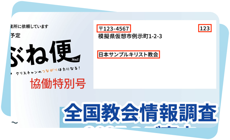 はこぶね便の表紙サンプル